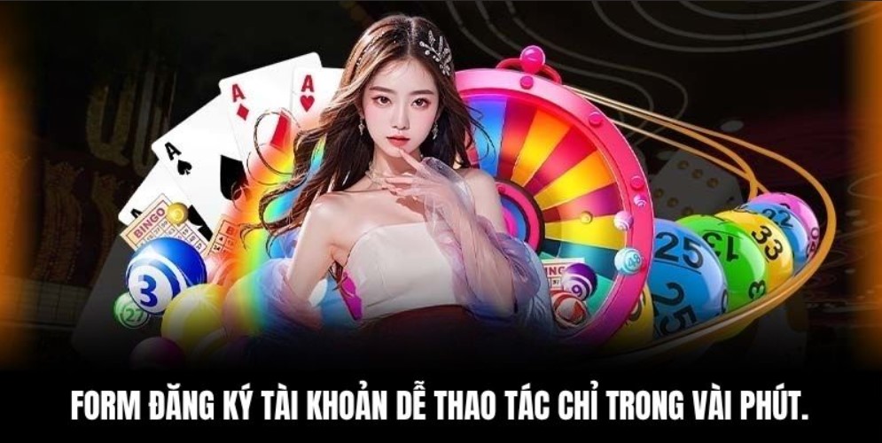 Form đăng ký tài khoản ngắn gọn, dễ thao tác chỉ trong vài phút.